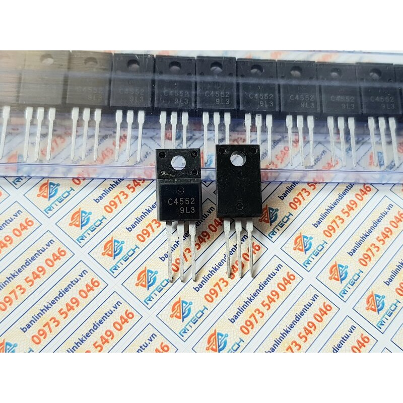 [Combo 2 chiếc] C4552 2SC4552 4552 Transistor NPN 15A/100V/30W TO-220F