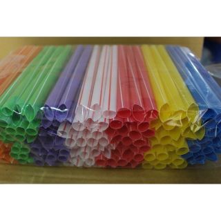 ống hút trân châu nhiều màu có đầu nhọn_ túi 420g