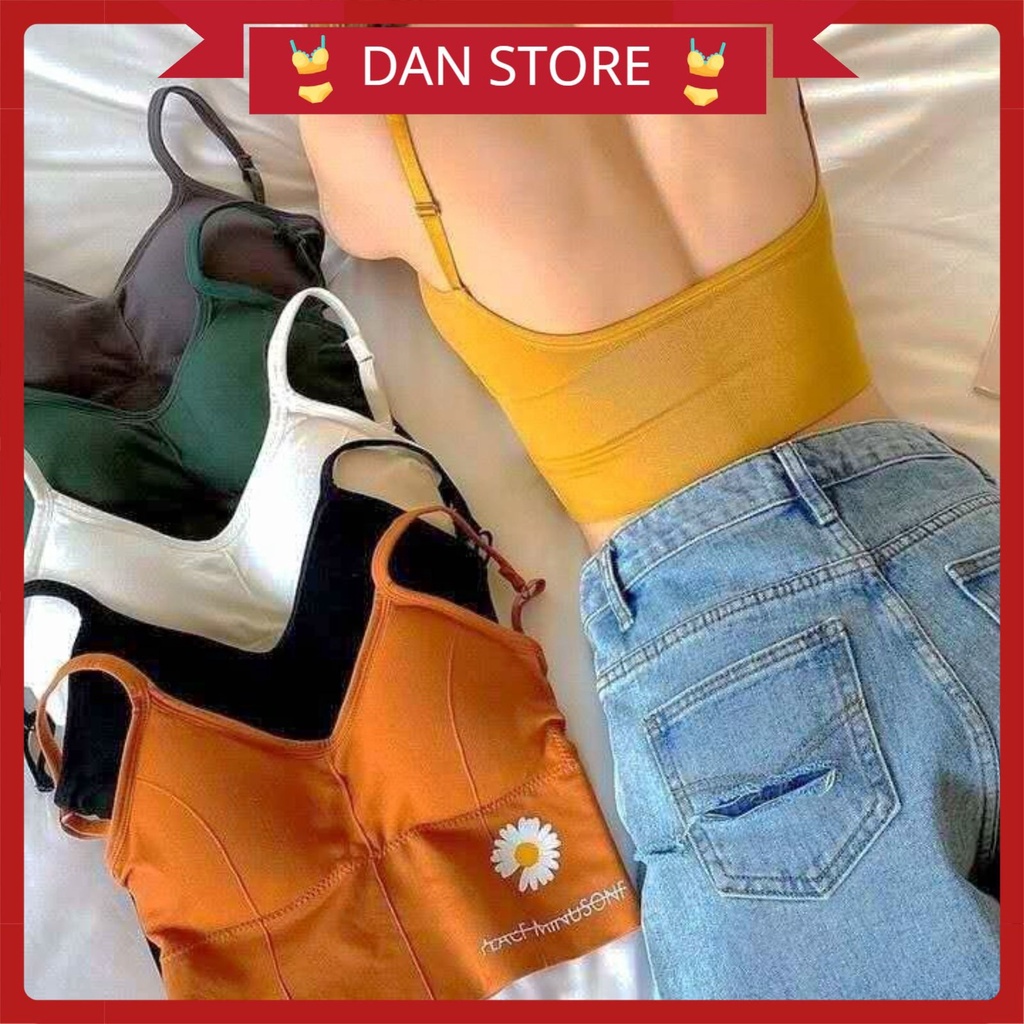 Áo Bra Nữ - Áo Ngực Nữ nâng vòng một gợi cảm họa tiết hoa cúc DAN STORE MÃ BRA03