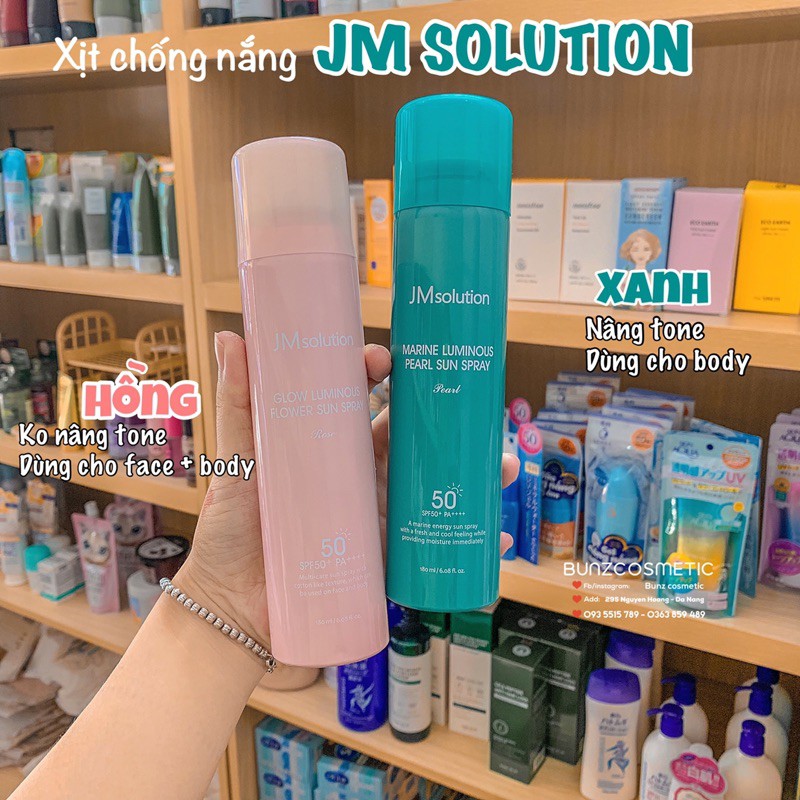 XỊT CHỐNG NẮNG JM SOLUTION