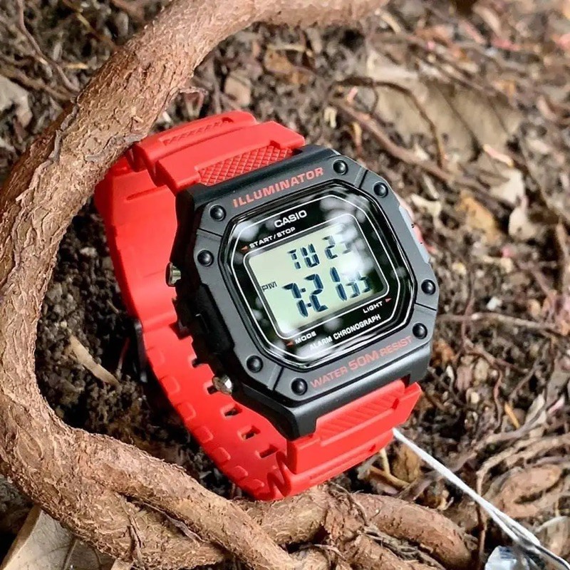 Đồng hồ nam Casio Anh Khuê W-218H-4BVDF