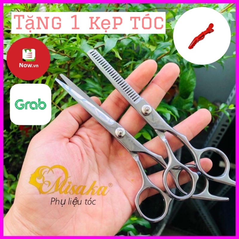 Bộ Kéo Cắt Tóc Và Tỉa Tóc Thép Không Gỉ  SV