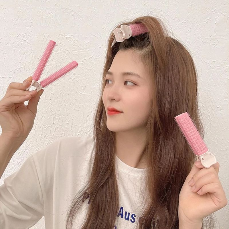 Kẹp phồng chân tóc phong cách Hàn Quốc xinh xắn