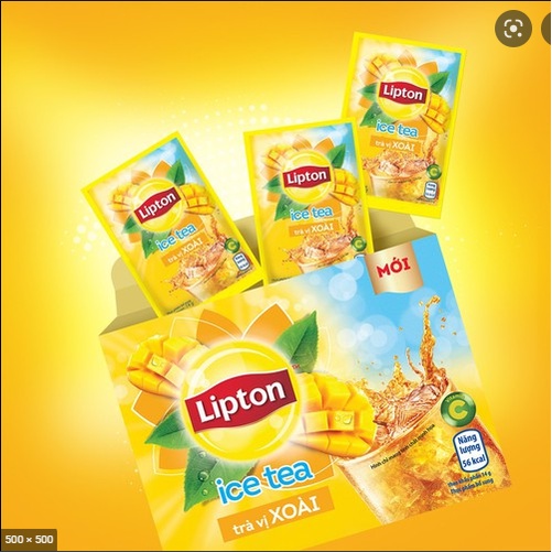 Trà Lipton Ice Tea vị Chanh, Xoài, Đào 224g