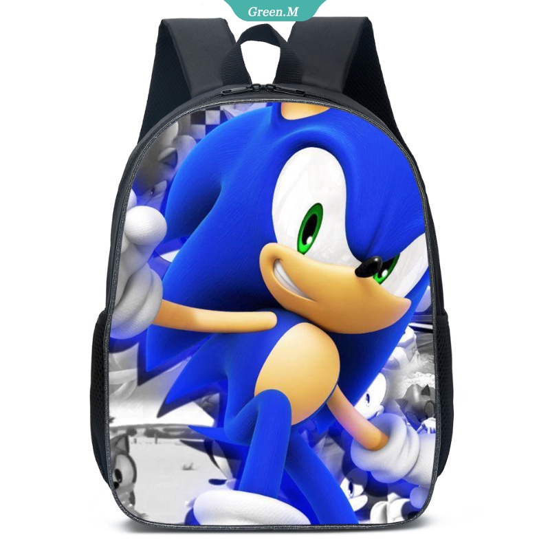 Ba Lô Kích Thước 16 Inch In Hình Sonic Dễ Thương Cho Bé Trai Và Gái