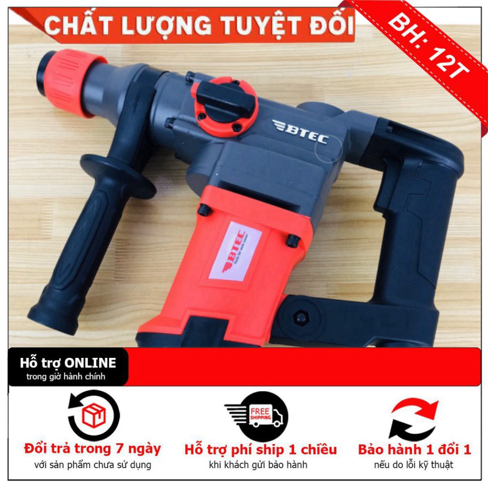 (hàng có sẵn) ảnh chụp thật từng sản phẩm Máy khoan búa Btec BT5425 1010W 2 chức năng khoan và đục chuyên dùng cho thợ