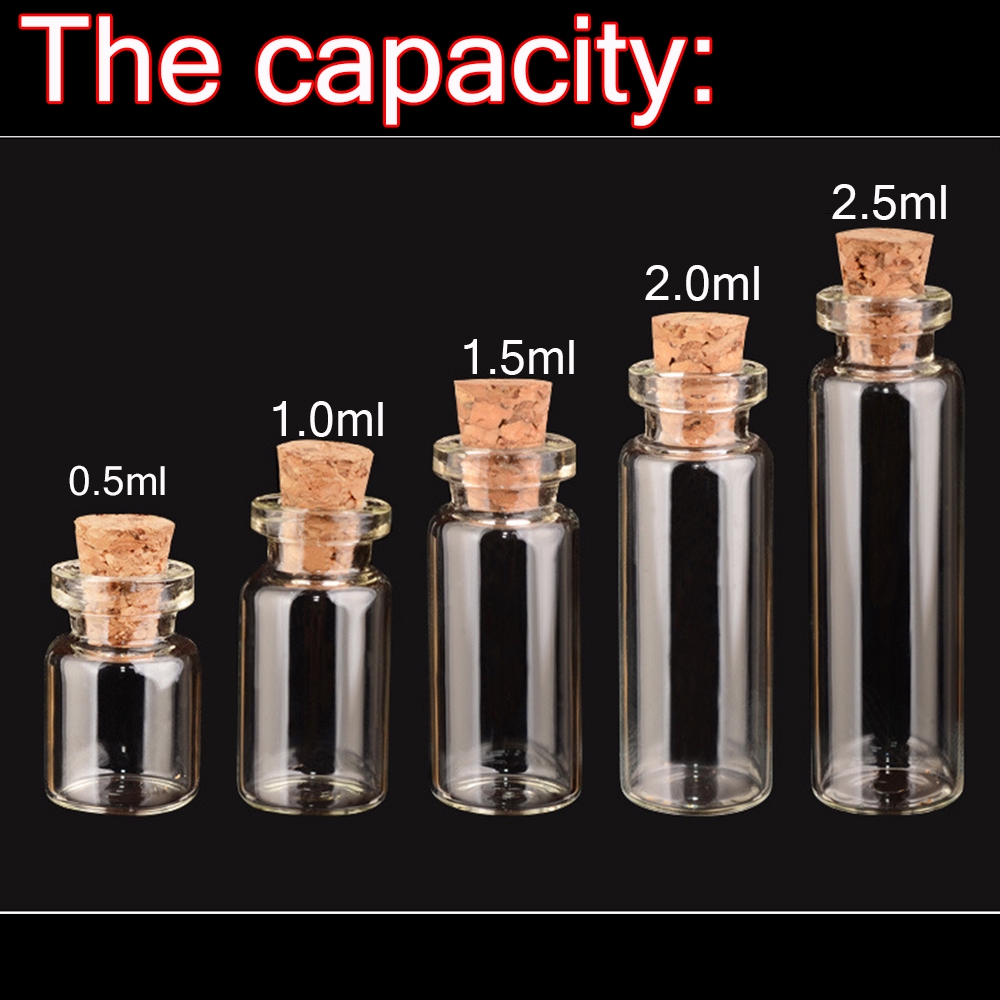 Lọ thuỷ tinh nút bần nhỏ xinh xắn