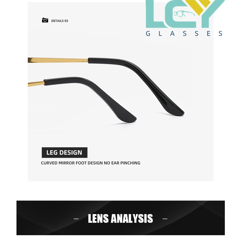 Kính Mát Gọng Kim Loại Phong Cách hip hop Thời Trang Âu Mỹ Cho Nam Và Nữ 8618