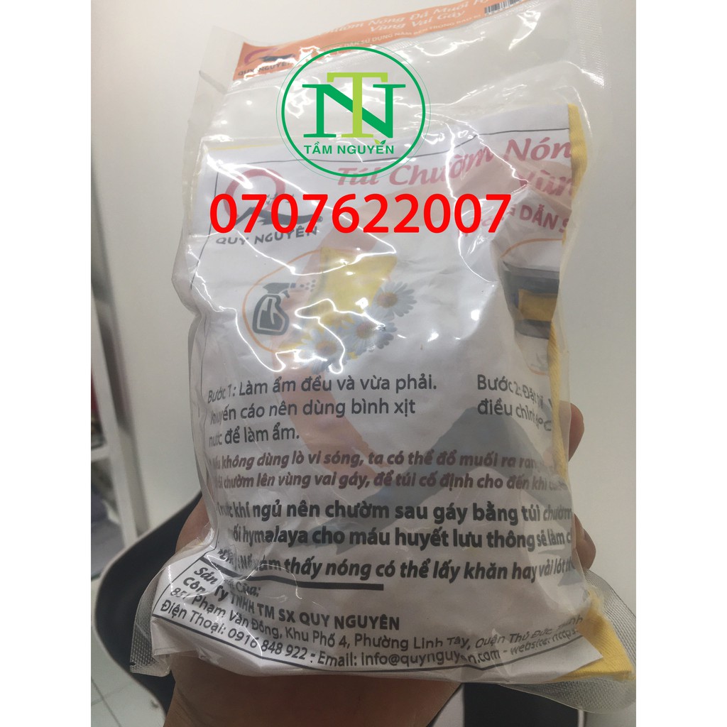 Túi chườm nóng muối Hymalaya vùng gáy