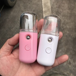 MÁY XỊT KHOÁNG NANO MINI CẦM TAY kiêm xông hơi mini