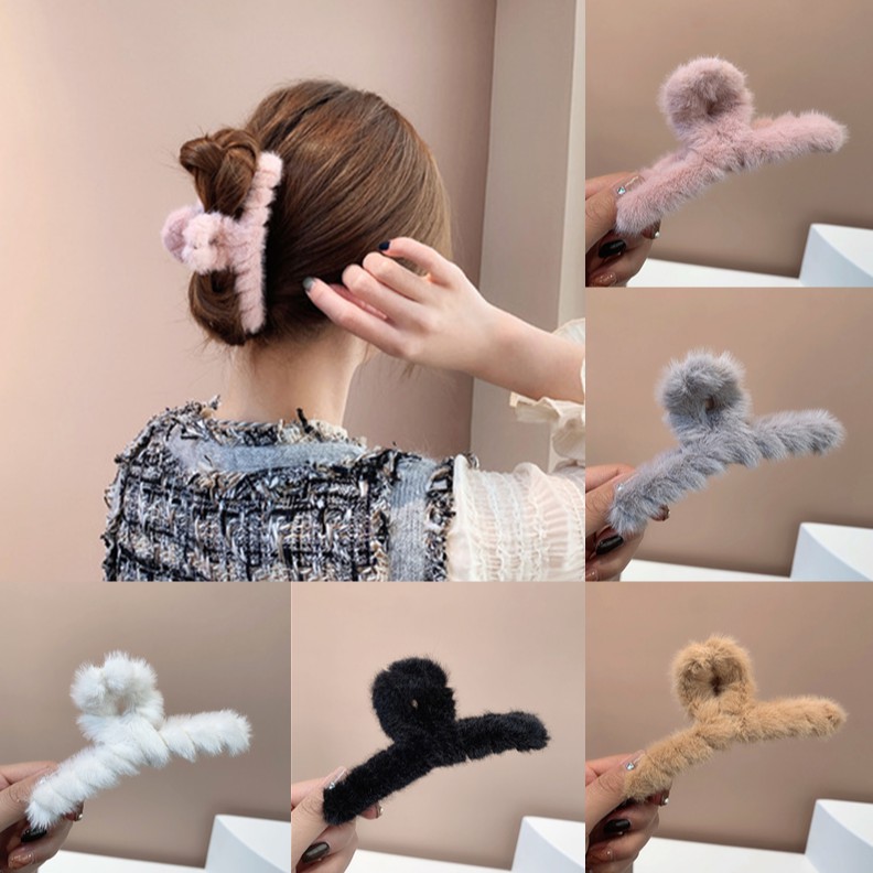 Kẹp tóc sang trọng thanh lịch Hàn Quốc Phụ kiện tóc xu hướng thời trang lớn của phụ nữ