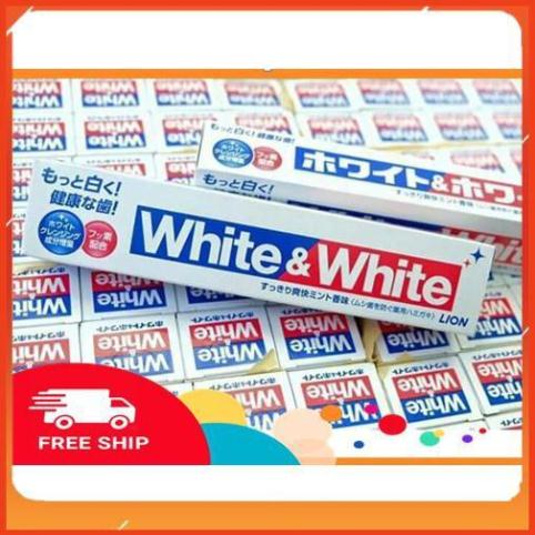 Kem đánh răng White Nhật [FREE SHIP_CHÍNH HÃNG] chuẩn nội địa nhật, ảnh thật, làm trắng răng bản full size 150g mẫu mơi