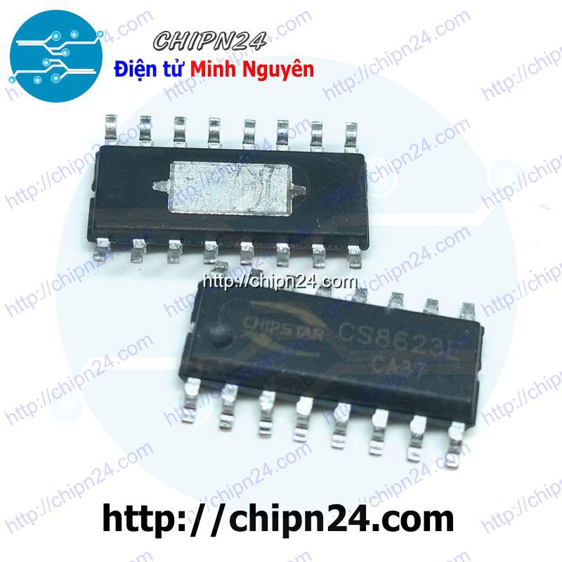 [1 CON] IC CS8623 SOP-16 (SMD Dán) (25W Class D CS8623E 8623E 8623)