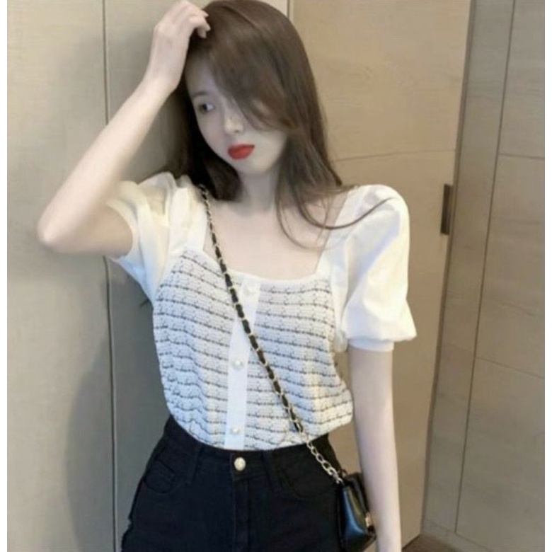 Áo len tay voan cho nữ