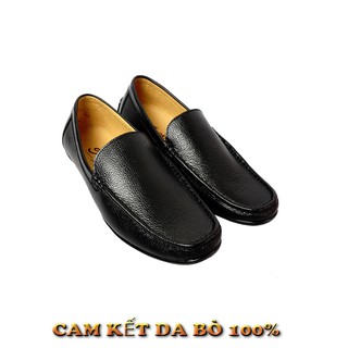 giày mọi nam da bò trơn cao cấp
