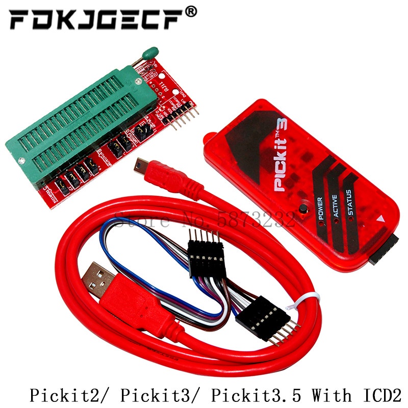 Bộ 2 PICKIT3 PICKit3.5 + PIC ICD2 PICKIT 2 PICKIT 3 PICKIT 3.5 Chương Trình Chuyên Dụng Chất Lượng Cao