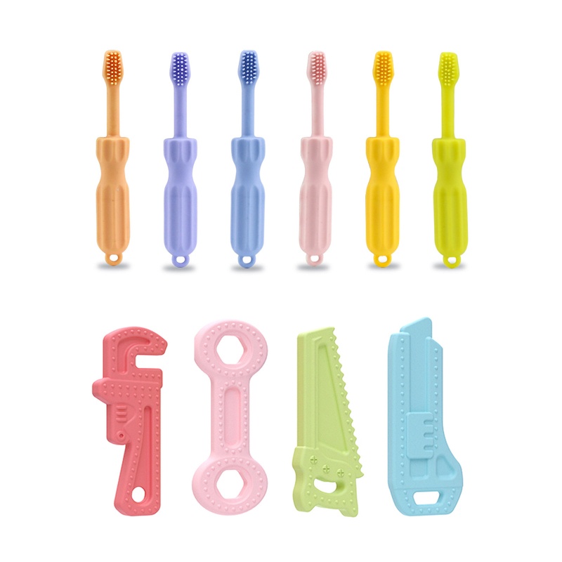 Bàn Chải Đánh Răng Bằng Silicone Cho Bé