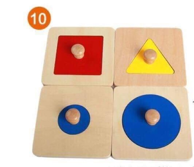 Set 23 giáo cụ Montessori cho bé 6 thán đến 3 tuổi