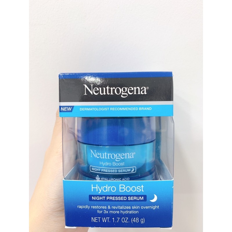 Serum Dưỡng Da Ban Đêm Neutrogena Hydro Boost Night Pressed Serum 48g