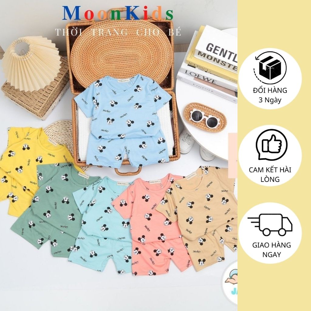 Bộ minky mom cho bé,Body Đùi,vải thun lạnh 100%bộ hè cho bé,minky mom chính hãng,đồ bộ cho bé từ 6-18kg