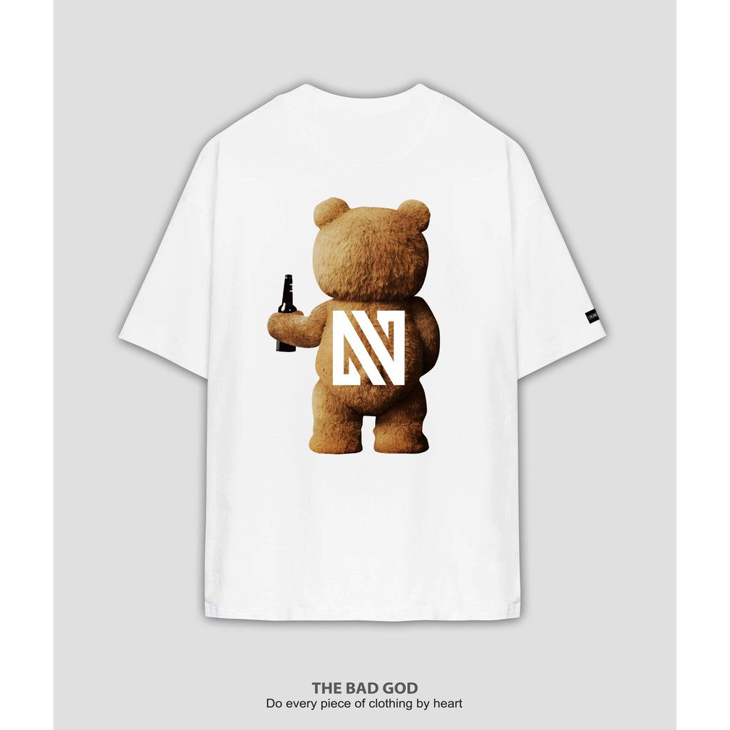 Áo thun tay lỡ TBG Teddy Champion logo MSW Town Fullbox ,áo phông T shirt nam nữ unisex | BigBuy360 - bigbuy360.vn