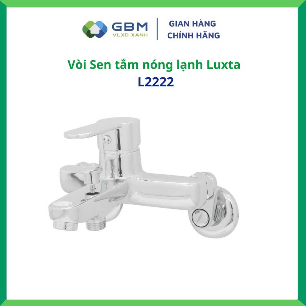 [Mã BMBAU300 giảm 10% đơn 499K] Vòi Sen Tắm Nóng Lạnh Luxta L2222-VLXD XANH