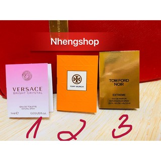 [Mẫu thử] Nước hoa Versace / tory burch / Tom ford Noir
