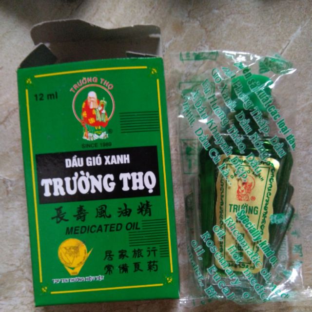 Dầu gió xanh trường thọ 12 ml