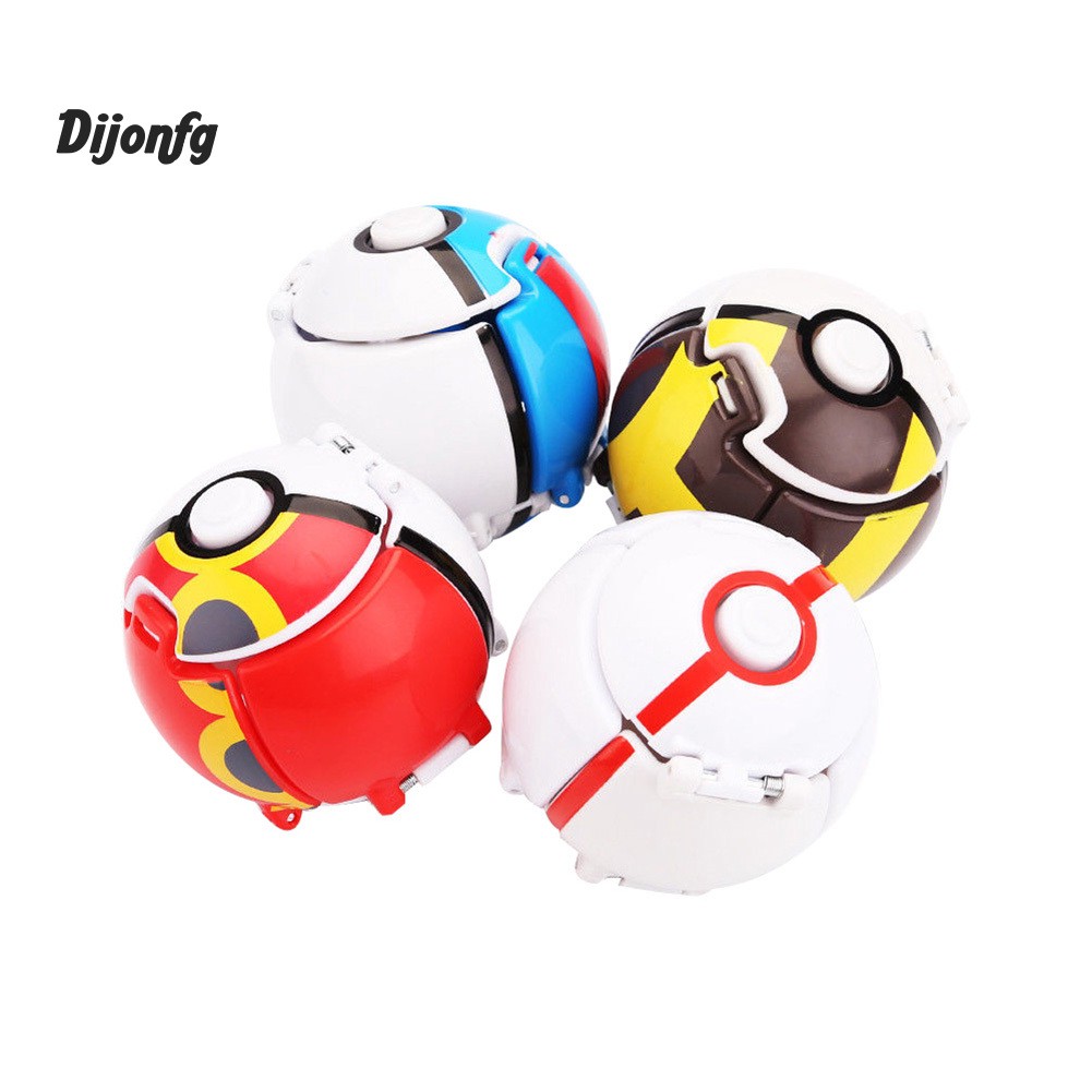 Bộ 4 đồ chơi bóng Pokeball mini dàn trận sáng tạo cho trẻ em