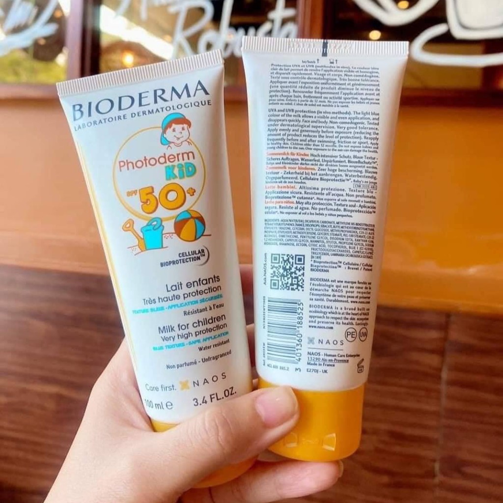 Kem Chống Nắng Bioderma Photoderm Kid - Kem Chống Nắng Cho Bé Pháp 100ML