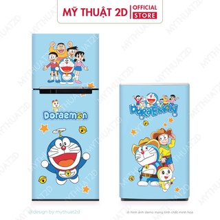 Miếng dán tủ lạnh, máy giặt - decal chống thấm, không thấm nước, mẫu Dore