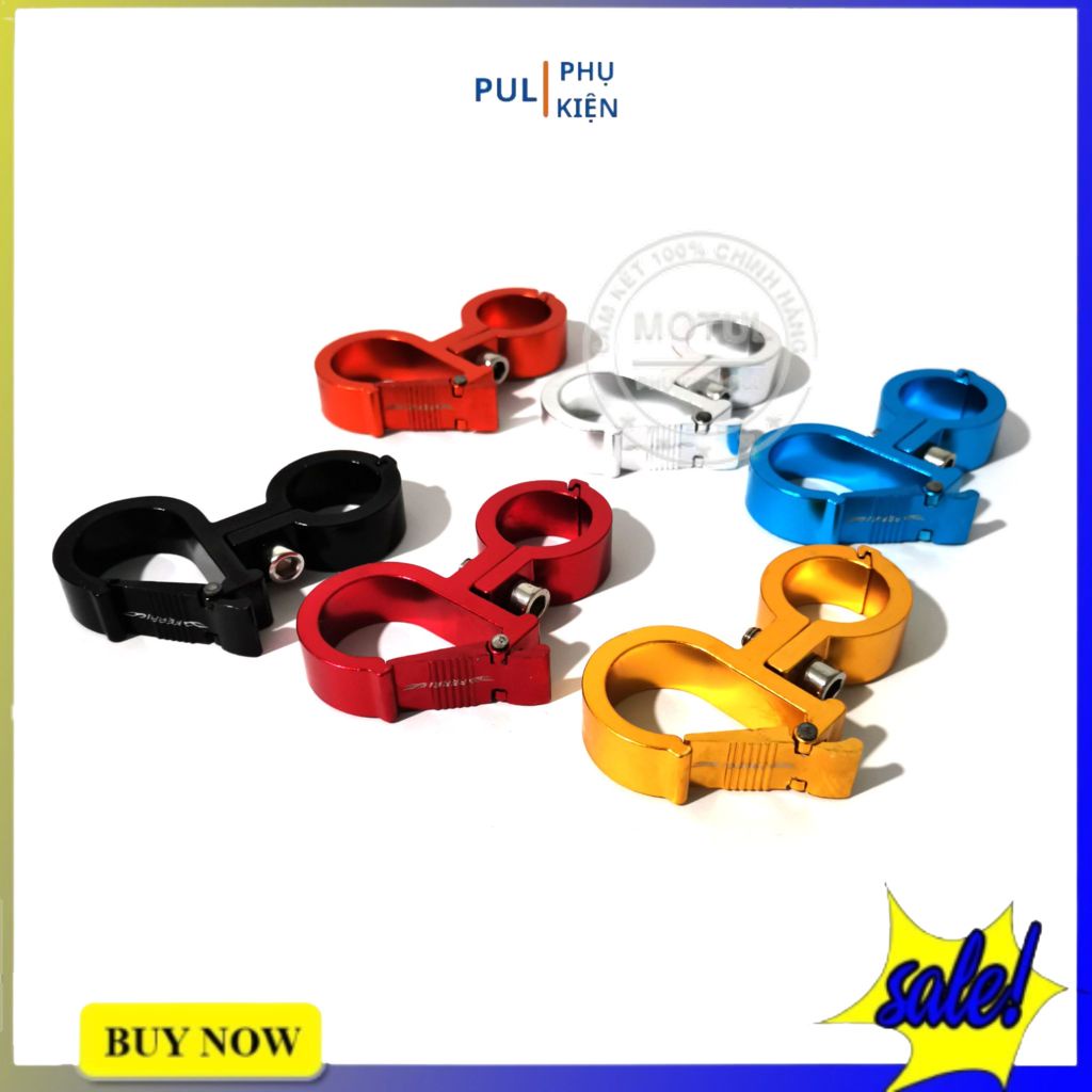 Móc treo đồ gắn ghi đông moto xe máy PCX nhôm cnc lắp chắc chắn móc đồ tiện lợi