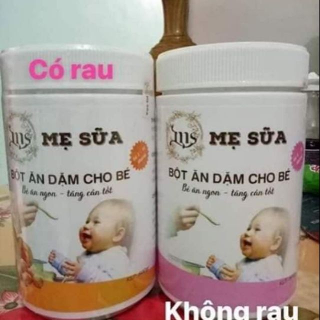bột ăn dặm cho bé