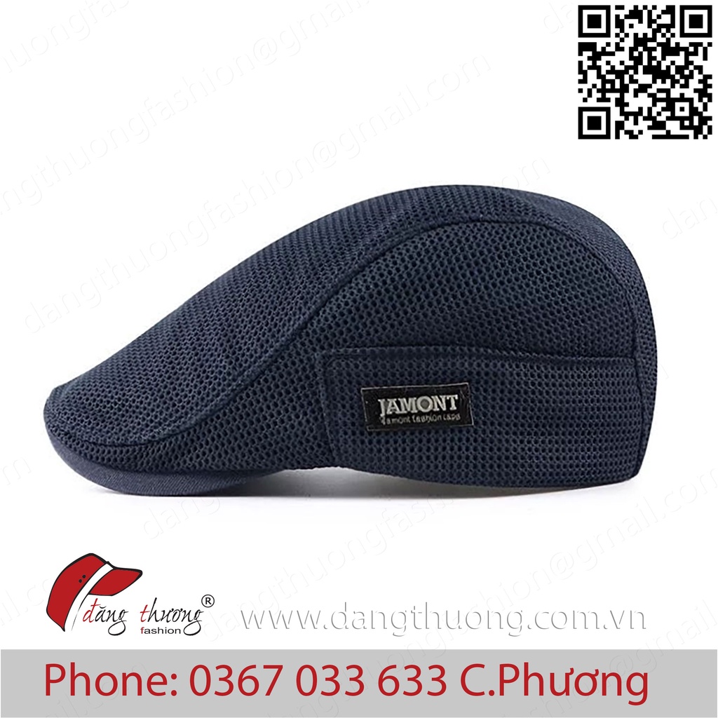 [HÀNG CÓ SẴN] [SHIP HỎA TỐC]  Mũ nón bere beret lưới mũ nồi nam thoáng mát mùa hè nhiều màu Đen Nâu Xám