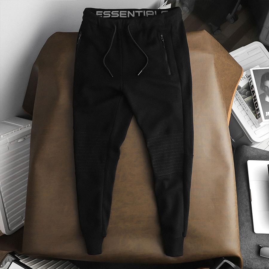 Quần Jogger Nam Scott Basic Trơn Tùi Zip Năng Động Chất Vải Cotton Pique Thoải Mái Form Regular - FAPAS