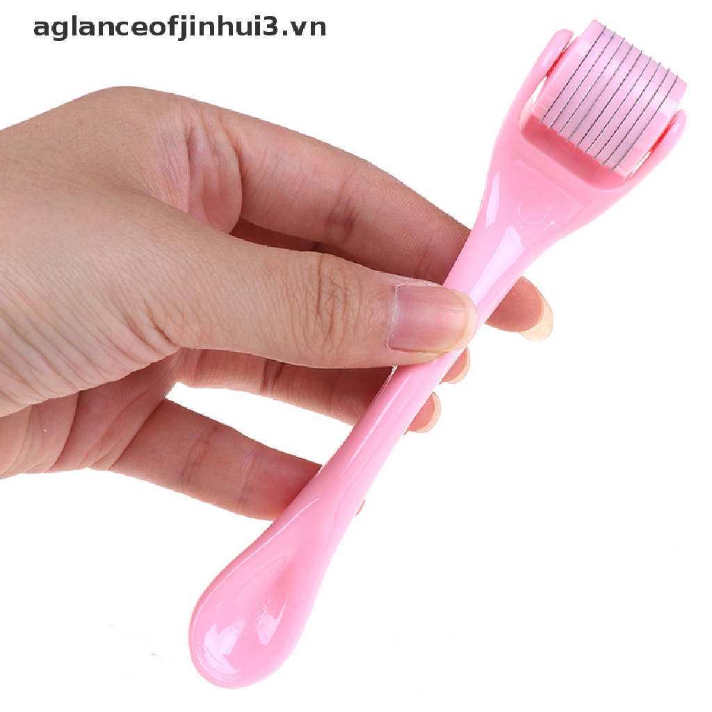 * * Afhvn * * Máy Lăn Kim Loại Kích Thích Mọc Râu Chống Rụng Tóc