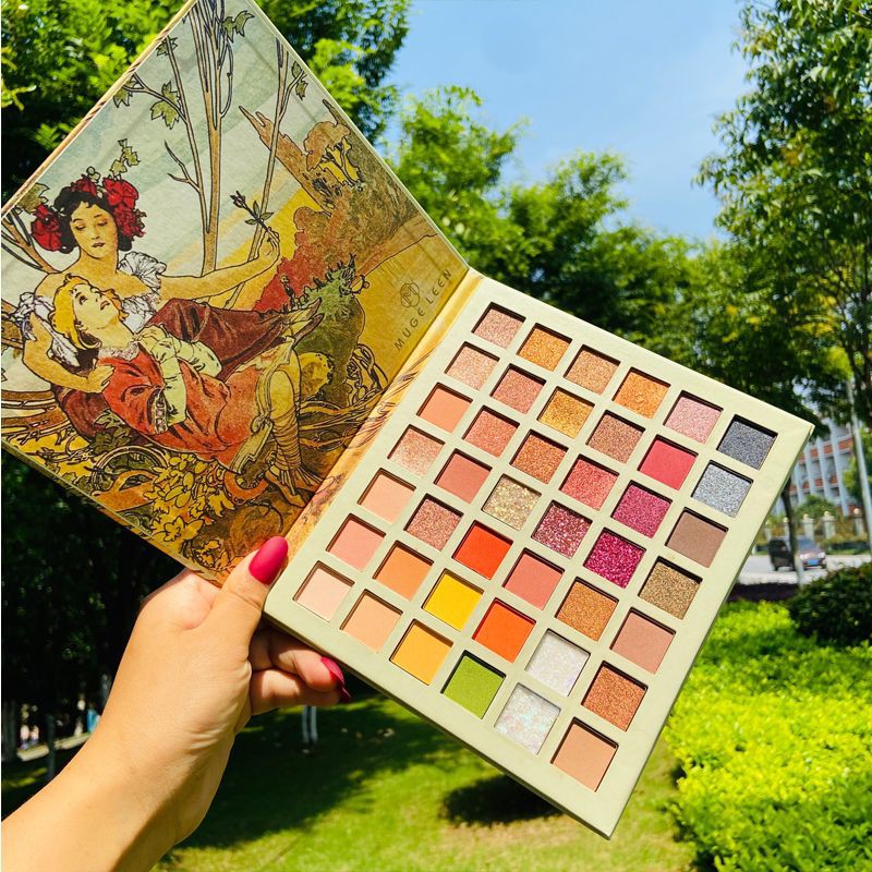 HOT TAOBAO — Bảng Phấn Mắt MUGE LEEN 42 Ô Cô Gái — Bảng Mắt Nhũ Lì 42 Ô Cô Gái Cổ Trang MUGE LEEN Cao Cấp | BigBuy360 - bigbuy360.vn