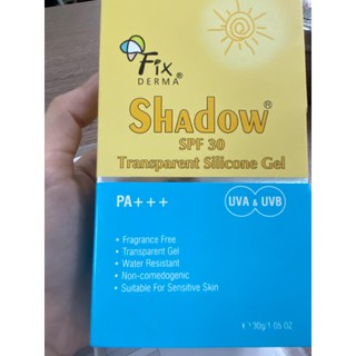 [Fixderma Chính Hãng] Gel chống nắng chống trôi, trong suốt Fixderma Shadow SPF 30 Transparent Silicone Gel 30g