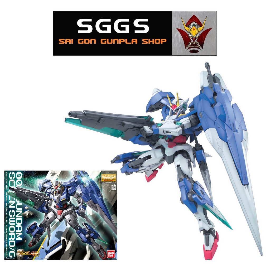 Gundam Bandai MG 00 Seven Sword 1/100 Mô Hình Nhựa Đồ Chơi Lắp Ráp Anime  Nhật | Shopee Việt Nam