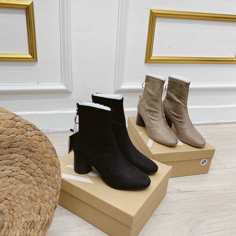 Boot zara khoá sau xuất dư