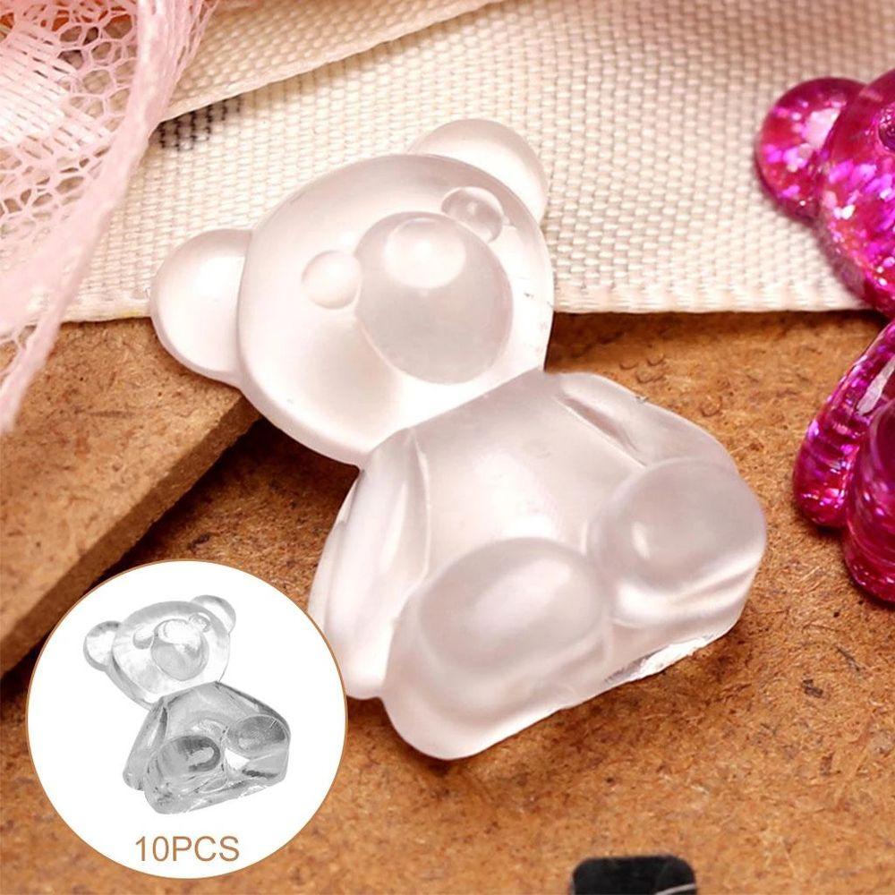 OCEANMAP Thẻ Màu Vẽ Móng Tay Trong Suốt Bền Bỉ Hình Gấu Dễ Thương