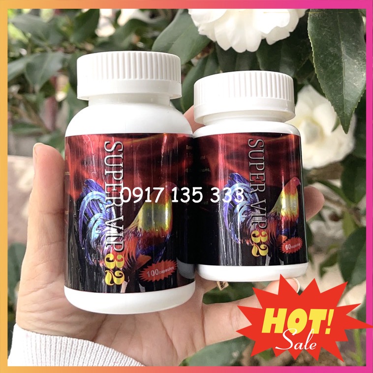Thuốc nuôi, tăng bo, thể lực Super Vip 32 cho gà đá