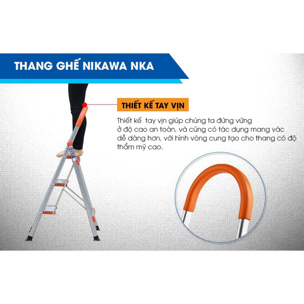 Thông số kỹ thuật thang ghế Nikawa NKA-04