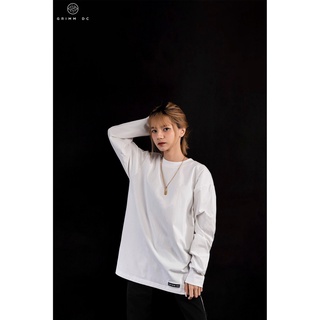 Grimm DC Basic long sleeve - White (Áo tay dài basic long sleeve - White)