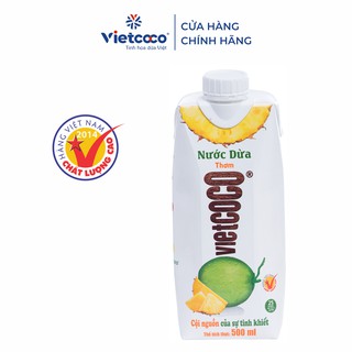 Nước dừa đóng hộp giấy tetrapak 500ml thơm