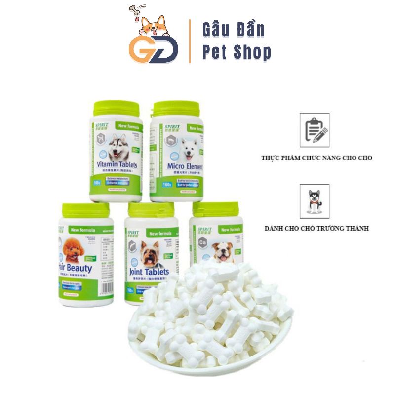 Viên Canxi Dinh Dưỡng Cho Chó - Viên Vitamin ,Khoáng Chất , Chắc Xương Cho Chó