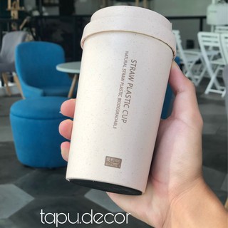 Bình nước lúa mạch Straw Plastic Cup cực xinh!