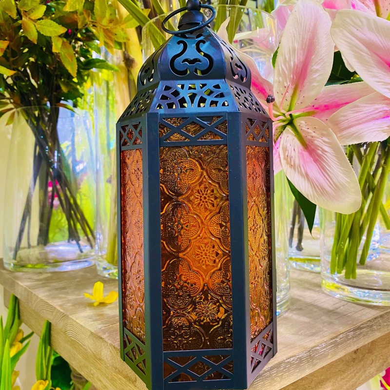 Aoto Lồng Đèn Bằng Sắt Rèn Phong Cách Làng Quê Có Giá Đỡ Đèn Lồng Treo Trang Trí Trong Nhà / Ngoà