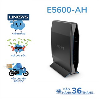 Mua  Mã BMBAU300 giảm 10% đơn 499K  Bộ phát wifi LINKSYS E5600 chuẩn AC tốc độ 1200Mbps MU-MIMO Gigabit Router