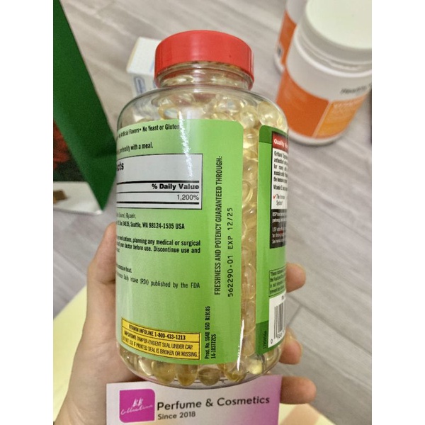 Vitamin E 400 IU 500 Viên Kirkland Của Mỹ, Date 2025
